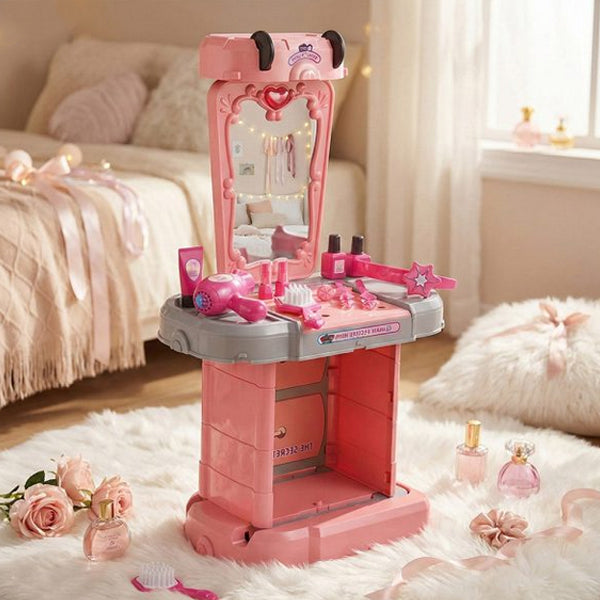 2 en 1 Coiffeuse Valises