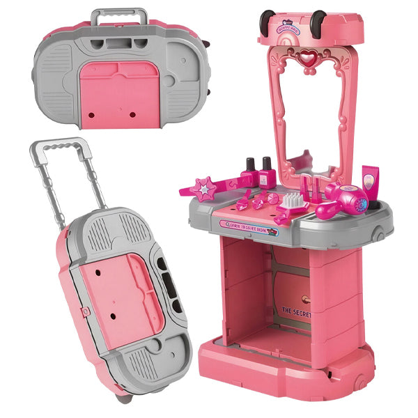 2 en 1 Coiffeuse Valises