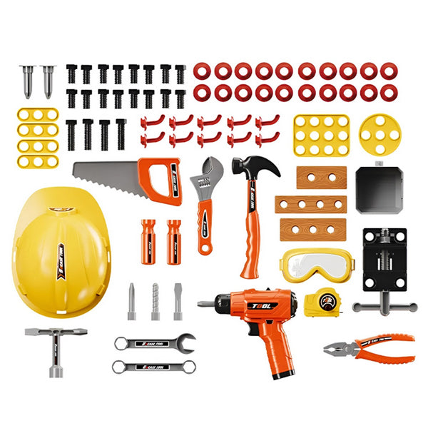 2 en 1 Valise et table de bricolage d'ingénieur 90 pcs