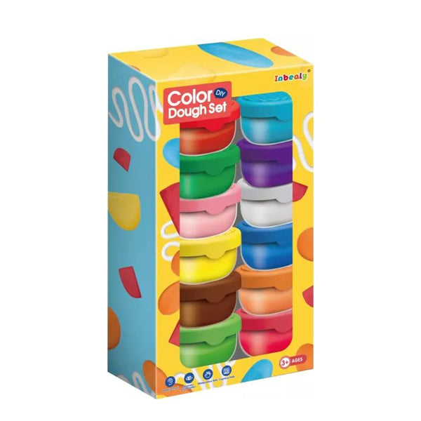 12 pots de pâte à modeler