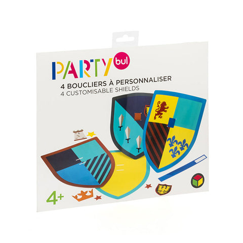 OXYBUL - 4 boucliers Ă  personnaliser