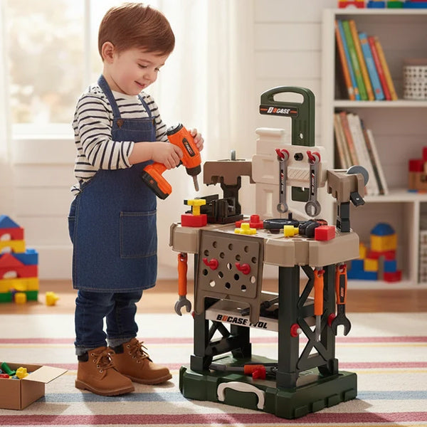 3 en 1 Valise et table de bricolage d'ingénieur 78 pcs
