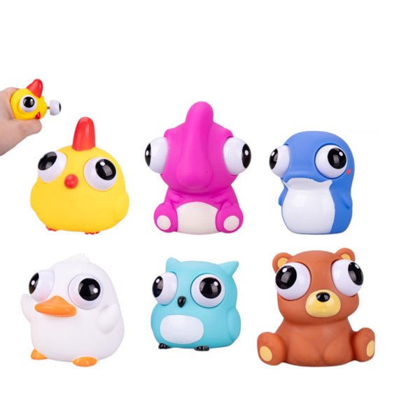 Animaux squishy yeux qui sortent