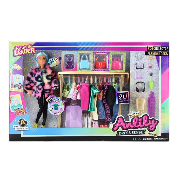 Anlily - Poupée avec dressing