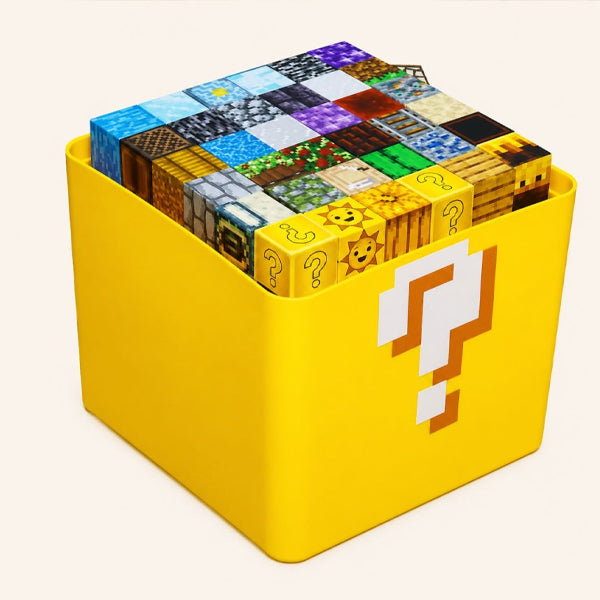 Box de blocs magnétiques My World