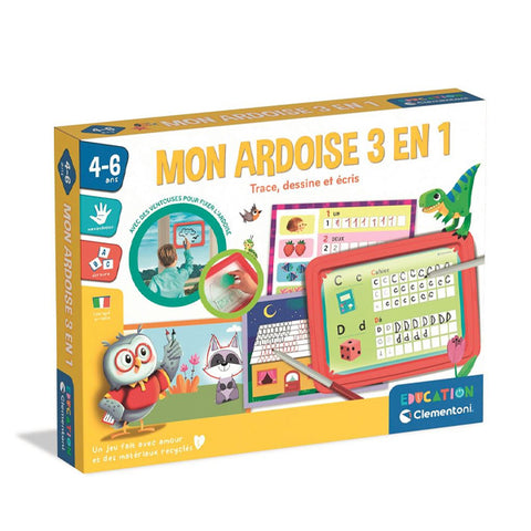 CLEMENTONI - Mon ardoise 3 en 1