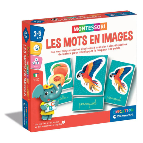 CLEMENTONI - Montessori - Les mots en images