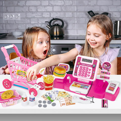 Caisse enregistreuse Supermarket avec chariot