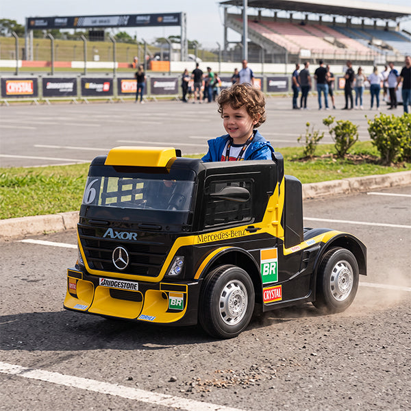 Camion Mercedes-Benz AXOR Jaune