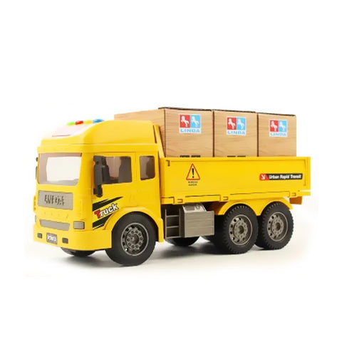 Camion à benne avec son