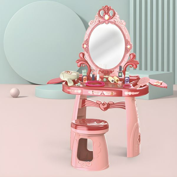 Coiffeuse de maquillage avec accessoires