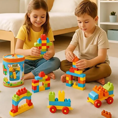 DEDE - Sac multi blocks 62 pcs