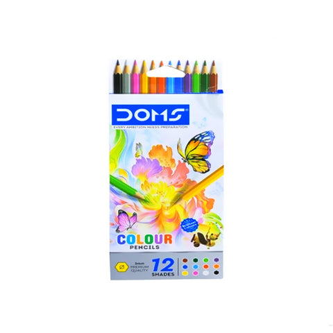 DOMS - 12 crayons de couleur
