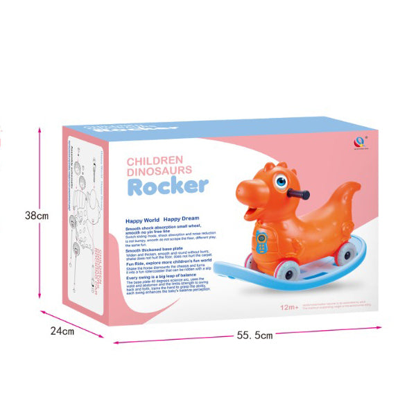 Dinosaure à bascule 2 en 1