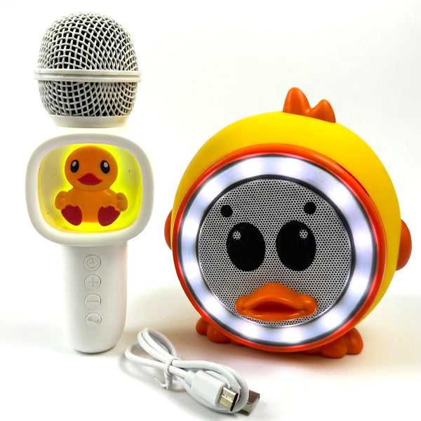 Enceinte canard avec micro karaoké