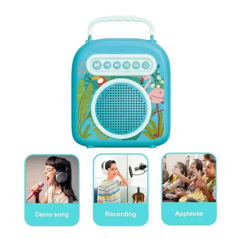 Enceinte karaoké avec 2 microphones