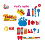 FUNSKOOL - Pâtes à modeler fast food avec 6 pots