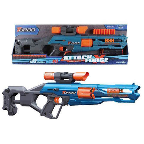 Fusil Attack Force avec 12 fléchettes