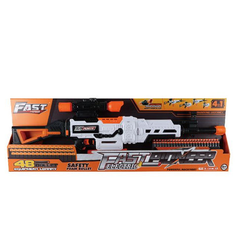 Fusil Fast Pioneer 4 en 1 avec 48 fléchettes