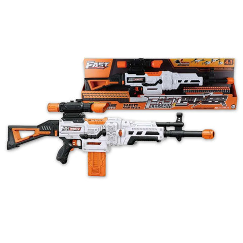 Fusil Fast Pioneer 4 en 1 avec 48 fléchettes