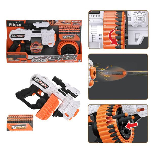 Fusil Fast Pioneer avec 48 fléchettes