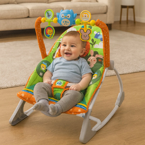 HUANGER - Balançoire musicale rose