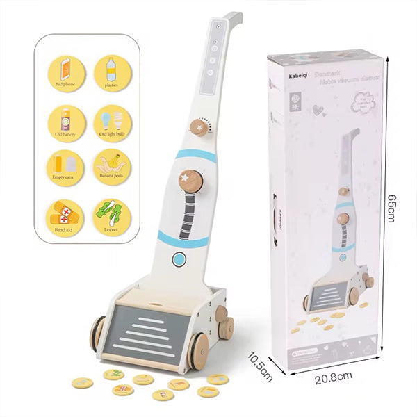 KABEIQI - Aspirateur Danish en bois