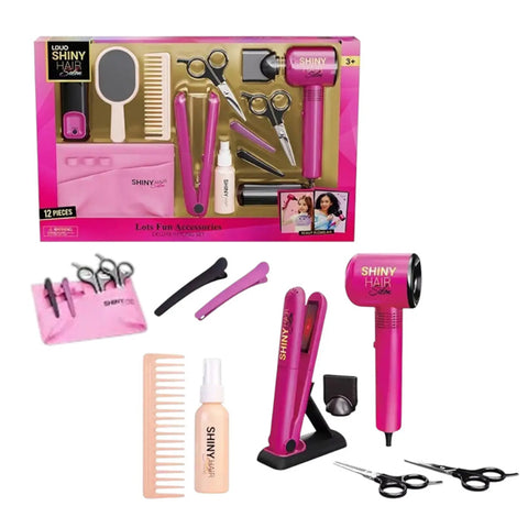 Kit de coiffure Shiny Hair 12 pcs