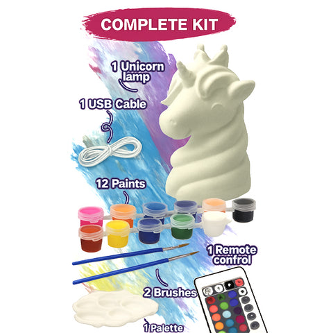 Lampe licorne Ă peindre