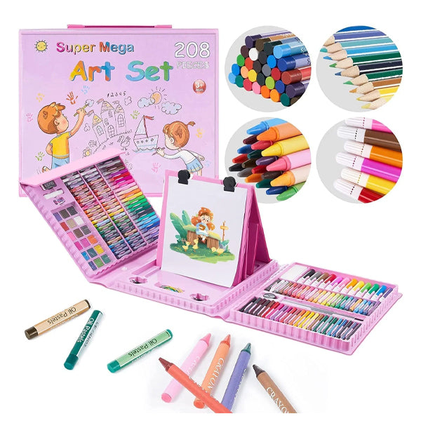 Mallette de dessin 208 pcs