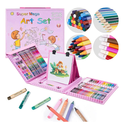 Mallette de dessin 208 pcs