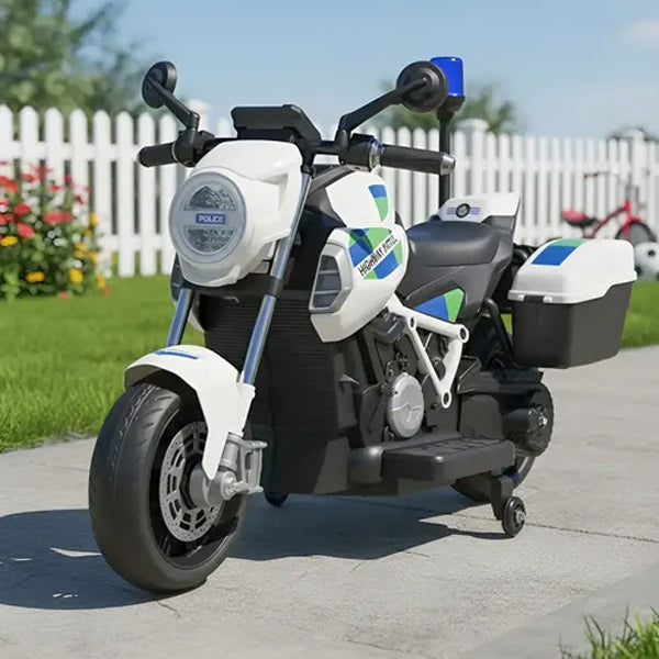 Moto à batterie Police 12V