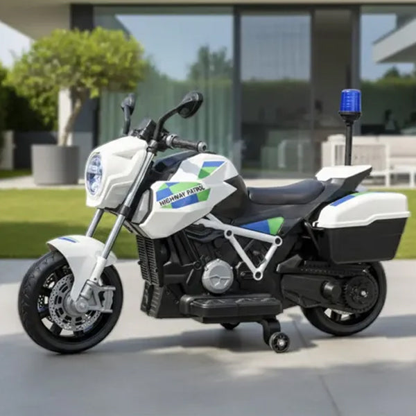Moto à batterie Police 12V