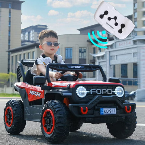 Mybebe - Voiture à batterie 4x4 FOPO 12V