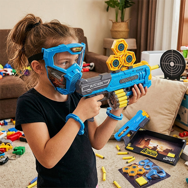 Pack 2 pistolets Attacker avec casque