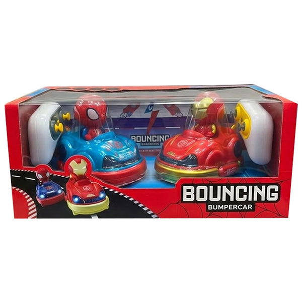 Pack 2 voitures Spiderman et Ironman R/C