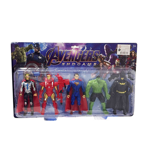 Pack 5 figurines Avengers