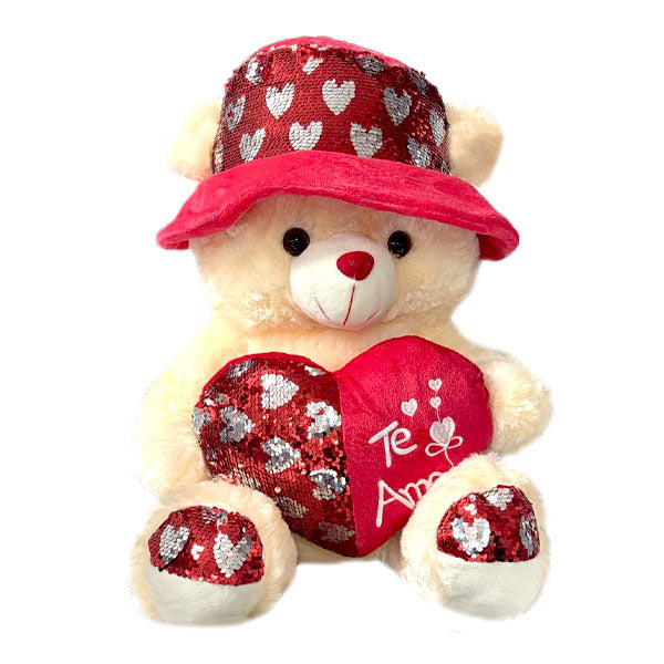 Peluche Ours 50 cm avec cœur Te Amo