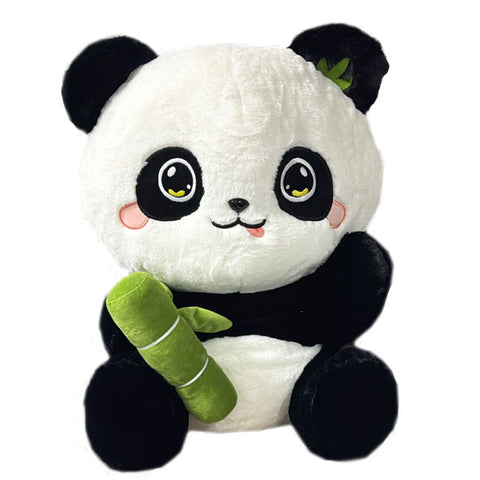 Peluche Panda 70 cm avec bâton de bambou