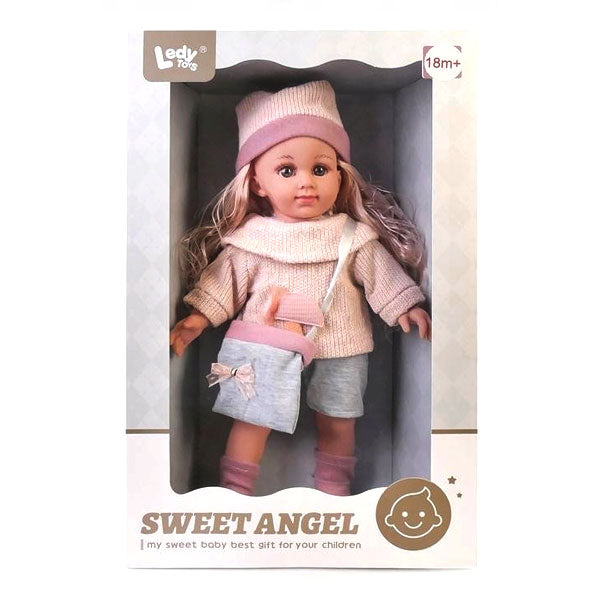 Poupée Sweet Angel avec cheveux rose