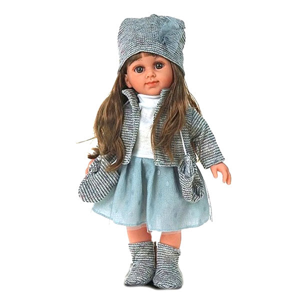 Poupée Sweet Angel avec gants gris