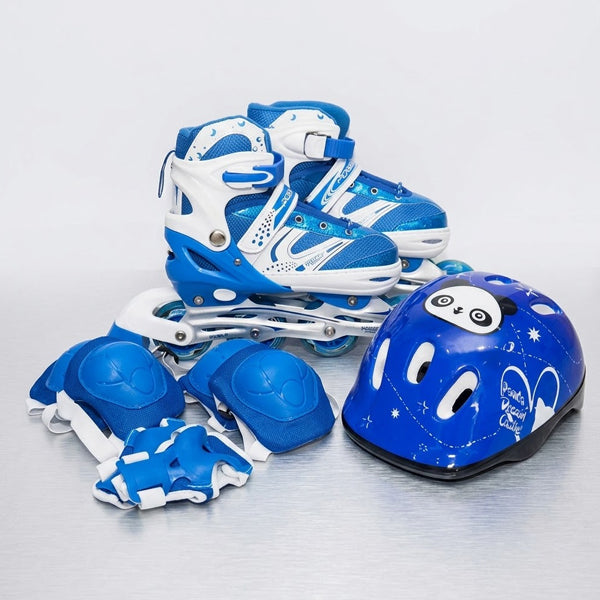 Rollers avec casque et sac