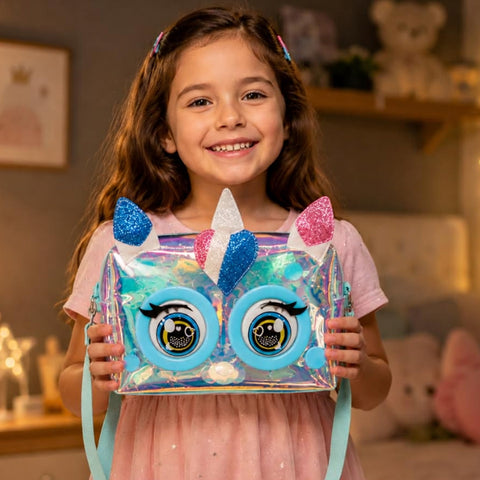 Sac avec yeux qui clignent - Licorne