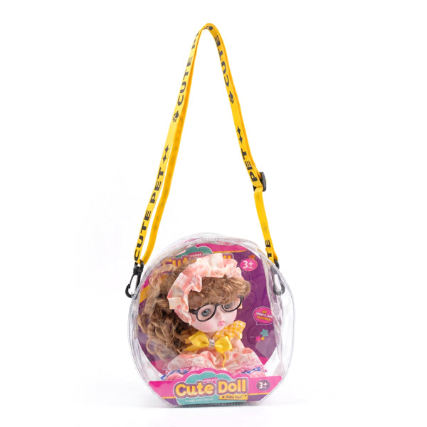 Sac bandoulière avec poupée
