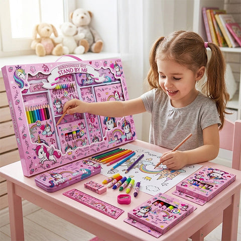 Set coloriage Licorne