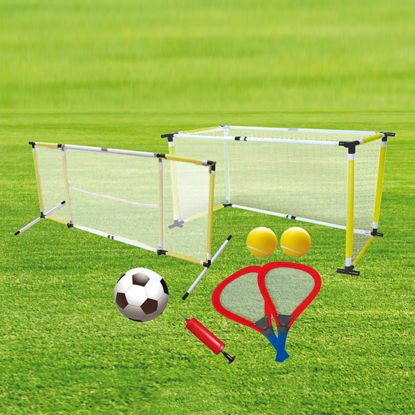 Panneau de foot & jeu de tennis 2 en 1