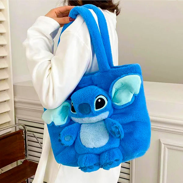 Tote bag Stitch avec peluche