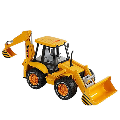 Tractopelle avec son