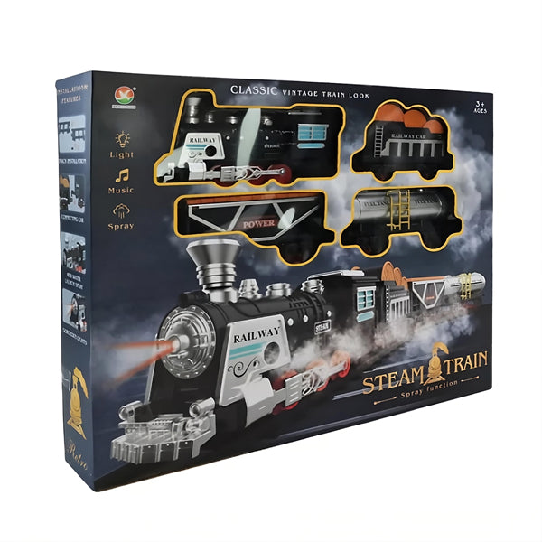 Train Steam avec spray à eau