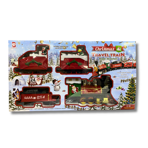 Train géant de Noël